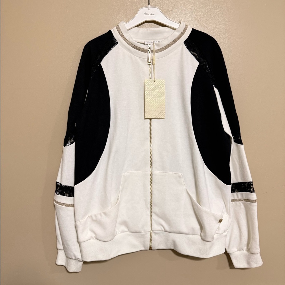 Women's Black and White Jacket